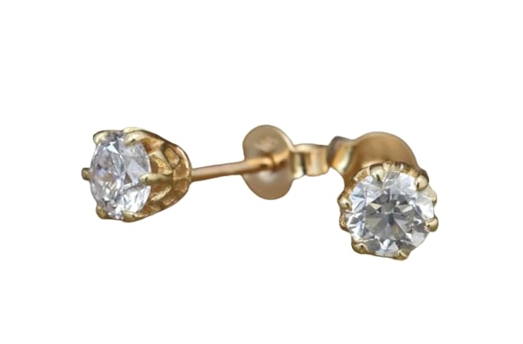 Gold Diamond Earrings for Your Forever Queen to Celebrate Her 50th Birthday in Style